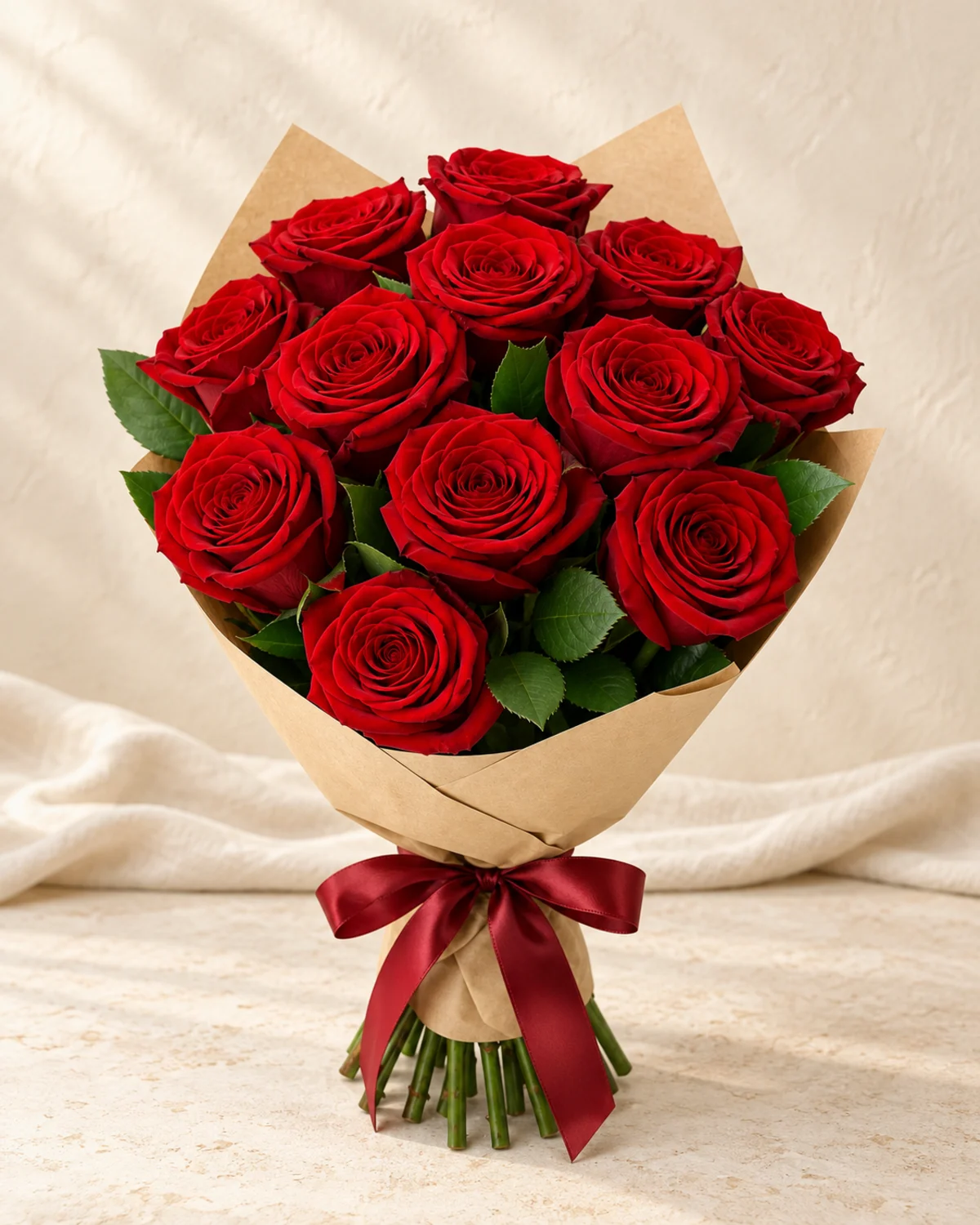 Classic red roses bouquet - flower delivery Prilep